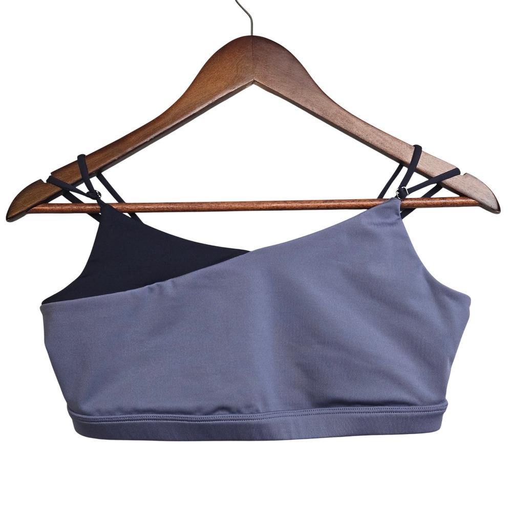 Savvi Conscious‎ Collection Purple Gray Activewear Bra Top Size M